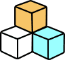 Icon of a stack of building blocks